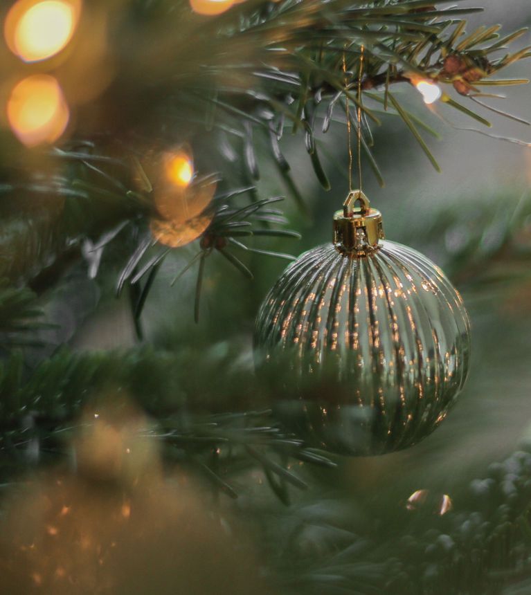 Dark Green One Photo Merry Christmas Banner (1)